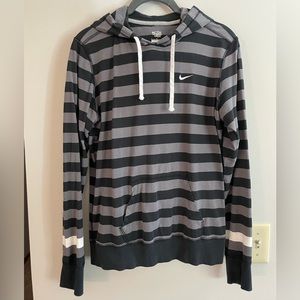 Nike Striped Hooded Shirt